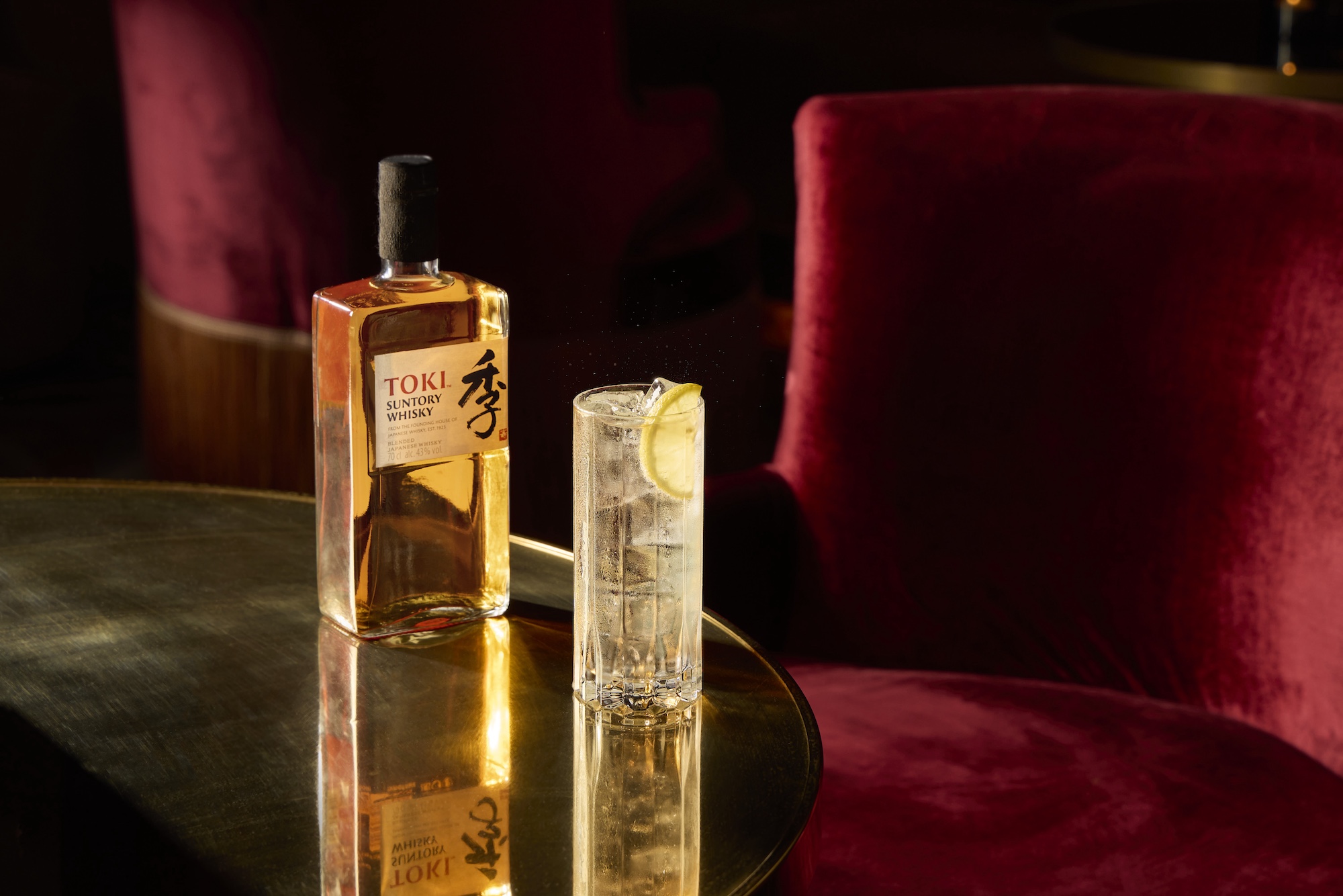 Toki Highball whisky cocktail served at Gaucho